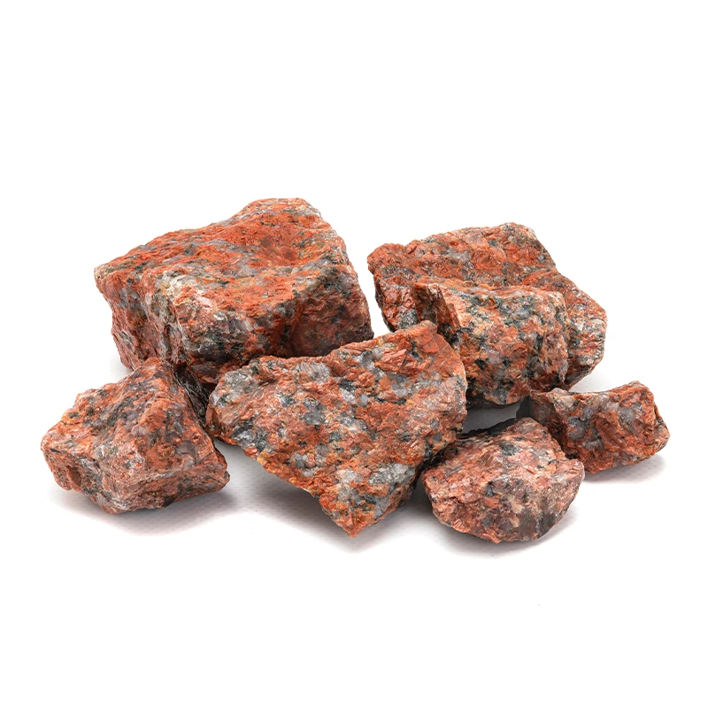 Granitkross av röd granit 32-64mm i storsäck
